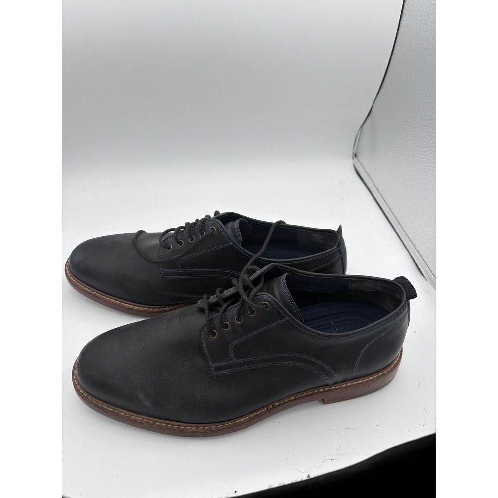 Cole Haan Shoes Mens Size 9 Black Leather Derby Dress Grand.OS Comfort Casual